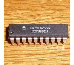 74 LS 299 ( SN 74 LS 299 N Schieberegister 8-Bit parallel )
